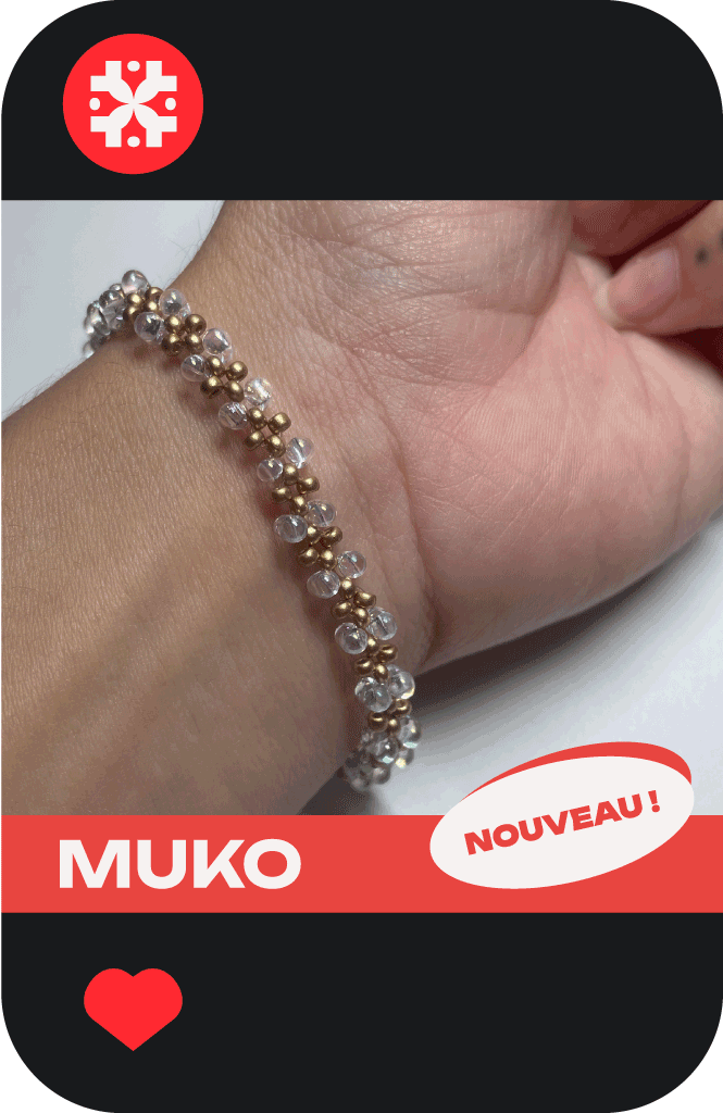 Visuel instagram pour la marque de bijoux muko