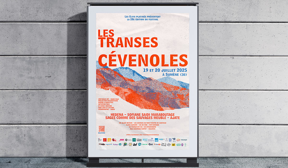 Affiche de la 28ème édition des transes cévenoles.